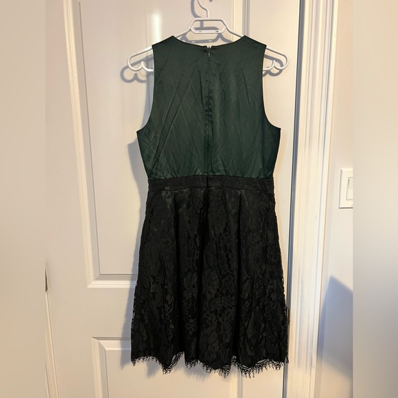 RW&Co Green & Black Lace Dress - Picture 9 of 9